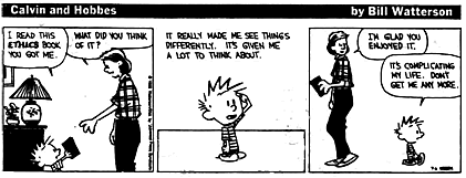 Calvin and Hobbes Ethics